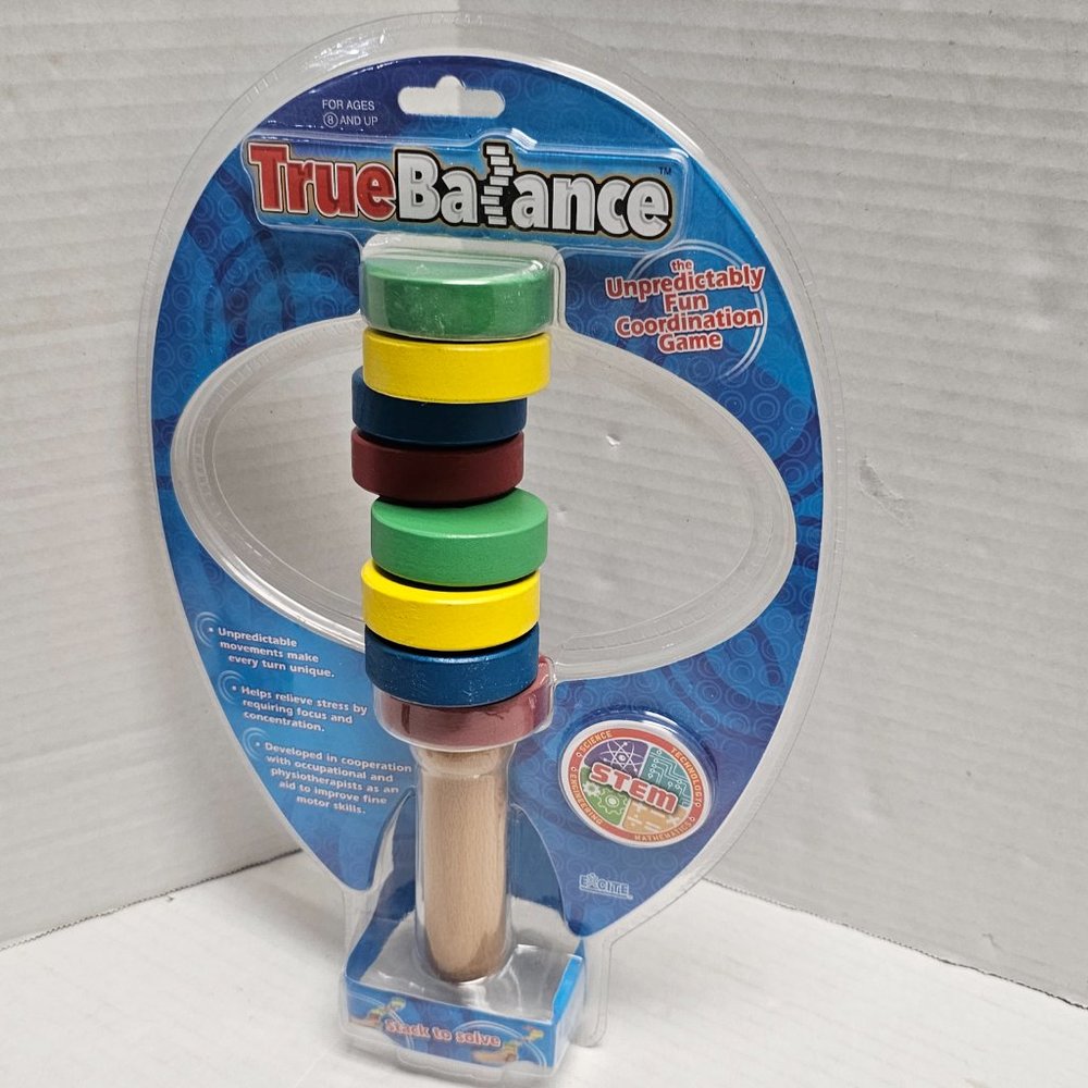 True Balance Stack To Solve Toy Kids STEM - Picture 4 of 11